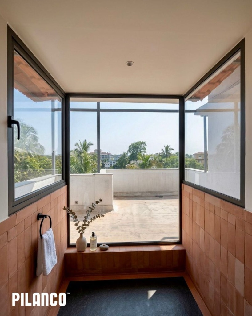 PILANCO Terrace Glazing & Bathroom Window Frame