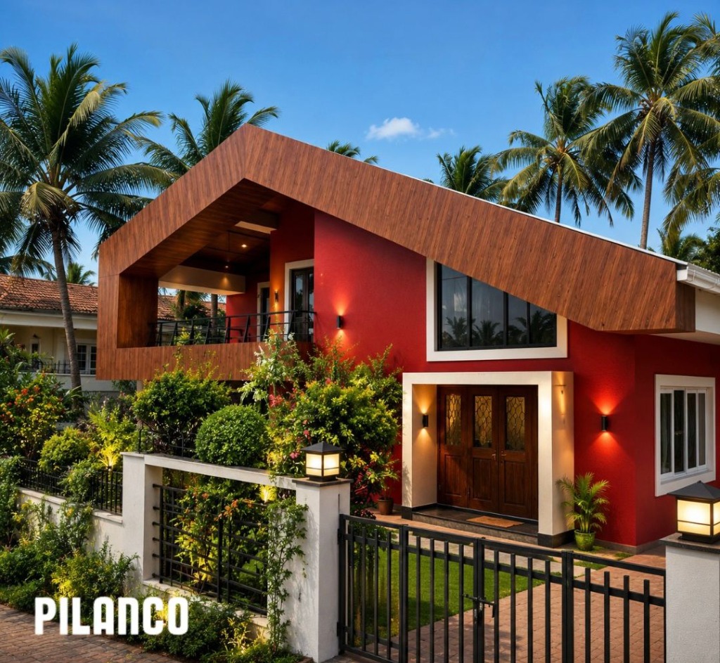 PILANCO Architectural Red Villa Casement Windows