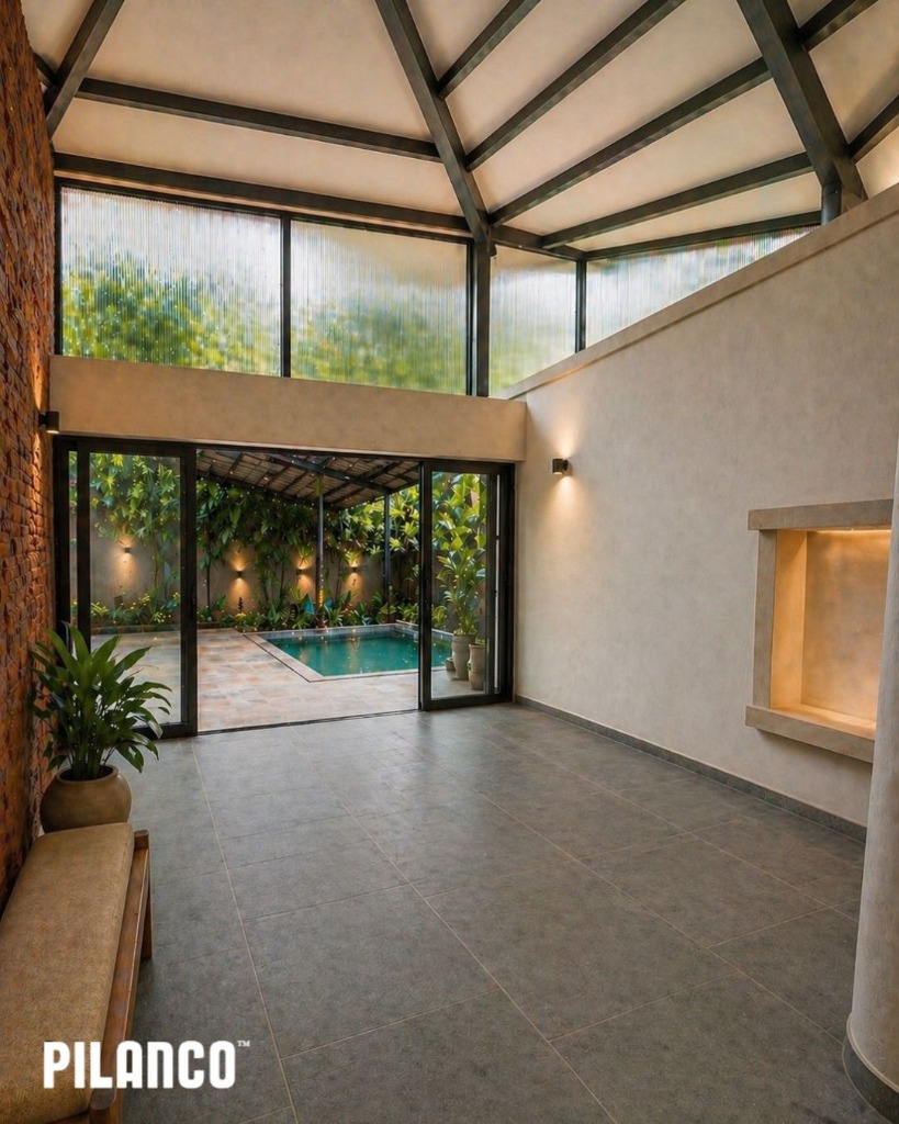 PILANCO Pool House Sliding Glass Door Panels