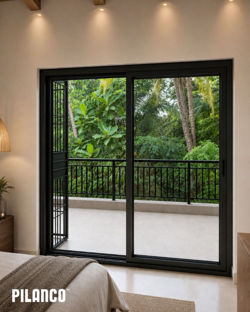 PILANCO Forest View Balcony Sliding Glass Doors