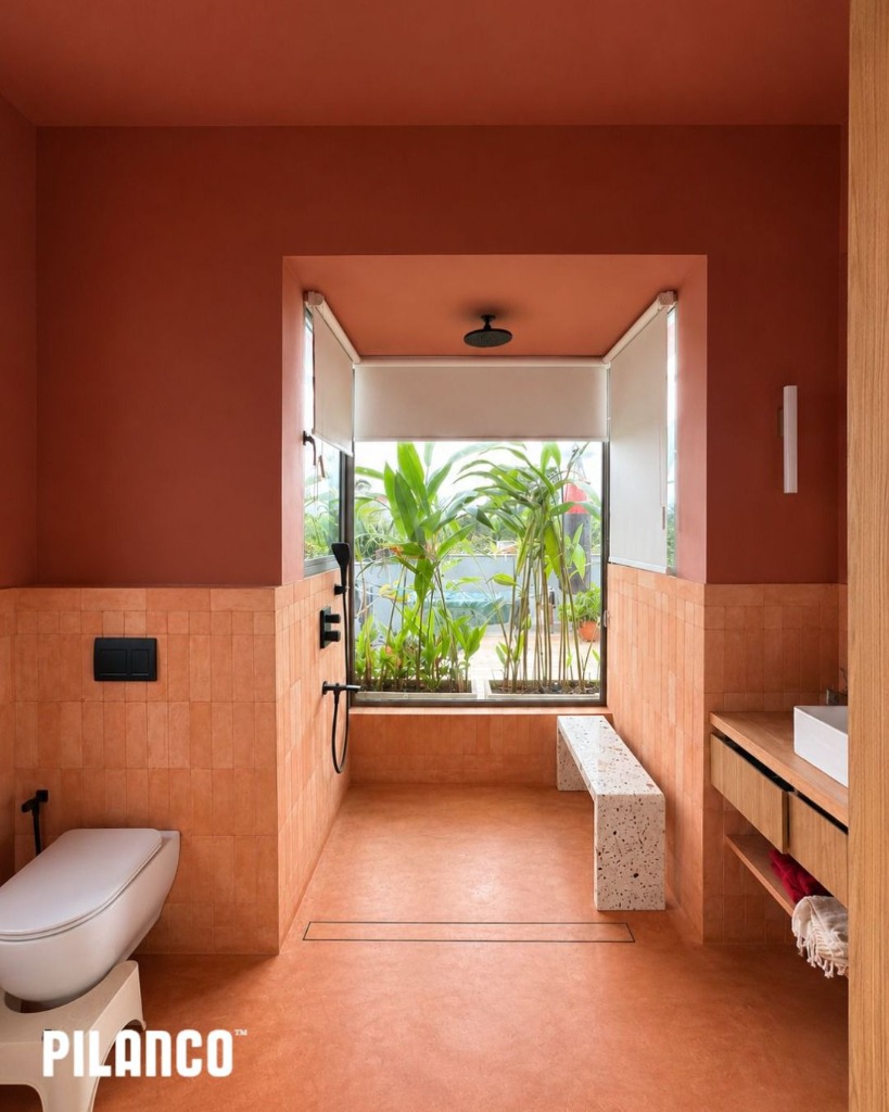 PILANCO Luxury Shower Cubicle with Garden View