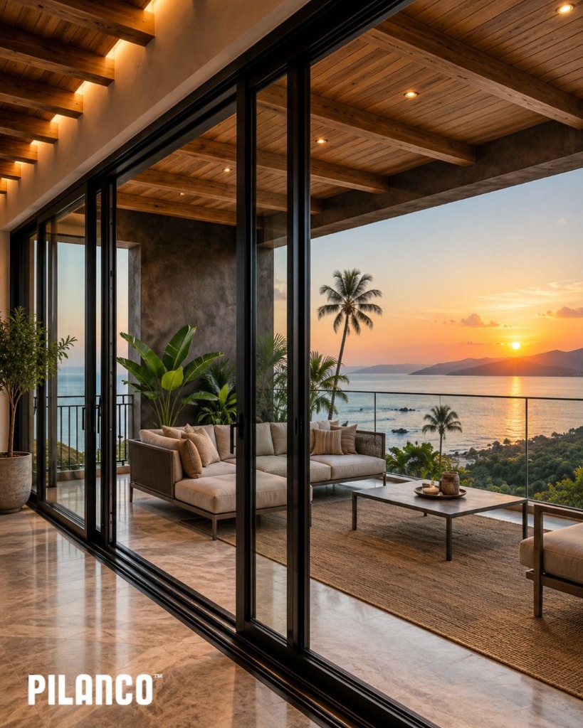 PILANCO Premium Saline-Resistant Sliding Glass System
